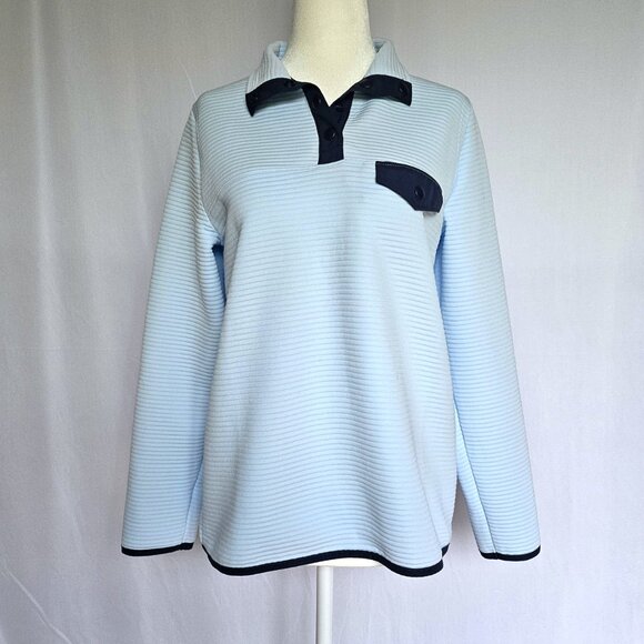 J. CREW Women's Light Blue Pullover, Size S - Picture 4 of 15